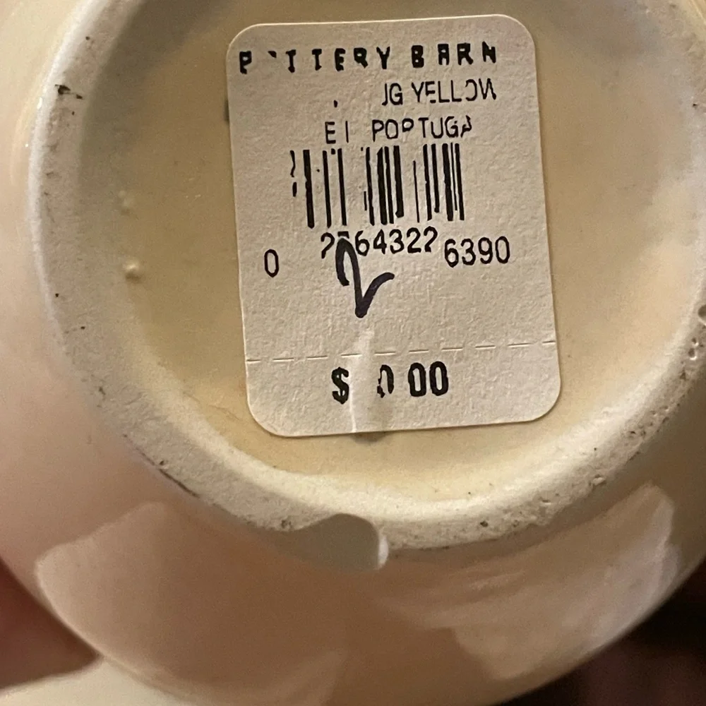 Set of 4 Pottery Barn Mugs